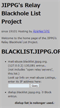 Mobile Screenshot of blacklist.jippg.org